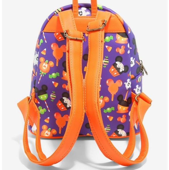 Loungefly Disney Mickey Mouse Halloween Treats Mini Backpack - Picture 3 of 7